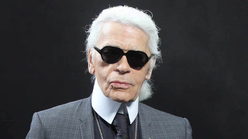 Karl Lagerfeld német divattervező (Fotó: Getty Images)