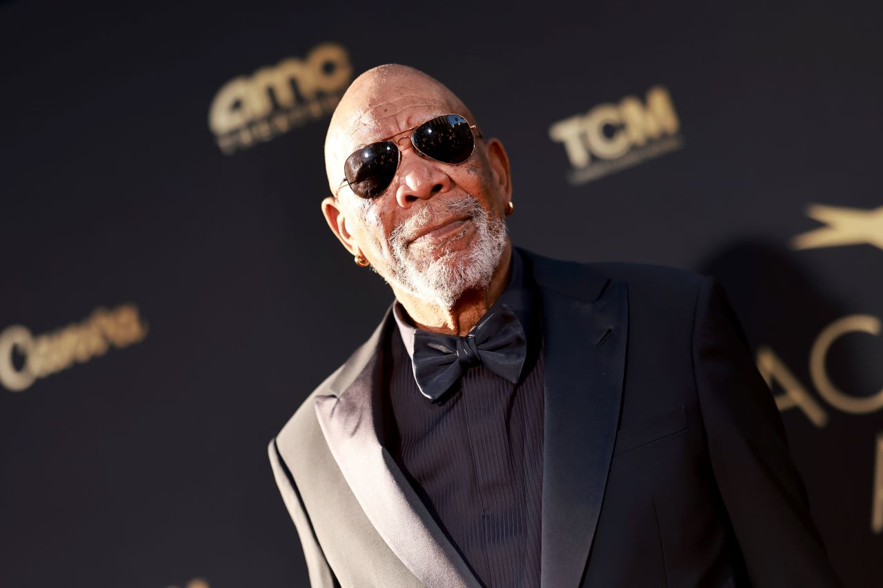 Morgan Freeman Budapesten vacsorázott.