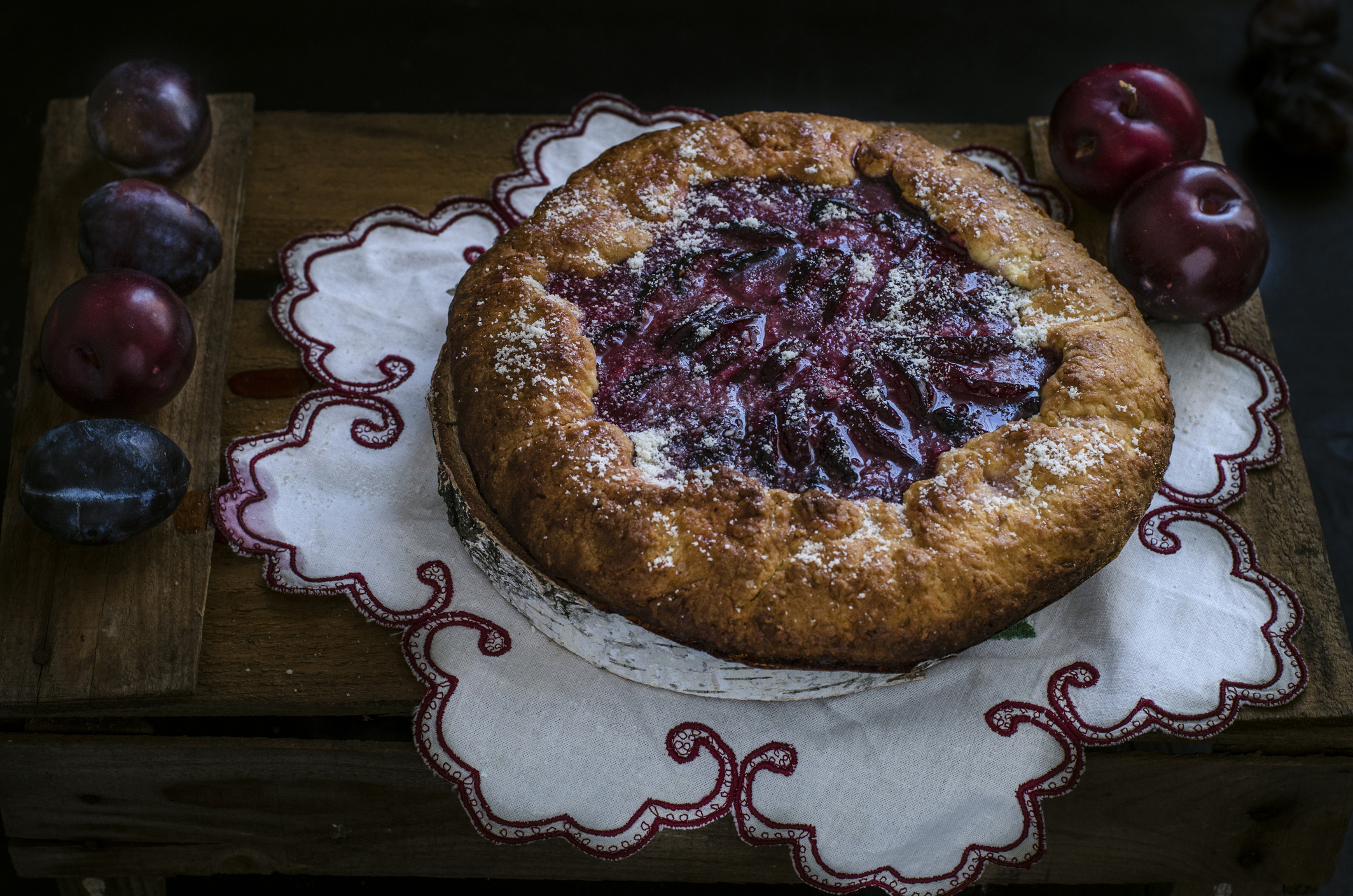 Szilvás lepény, avagy galette