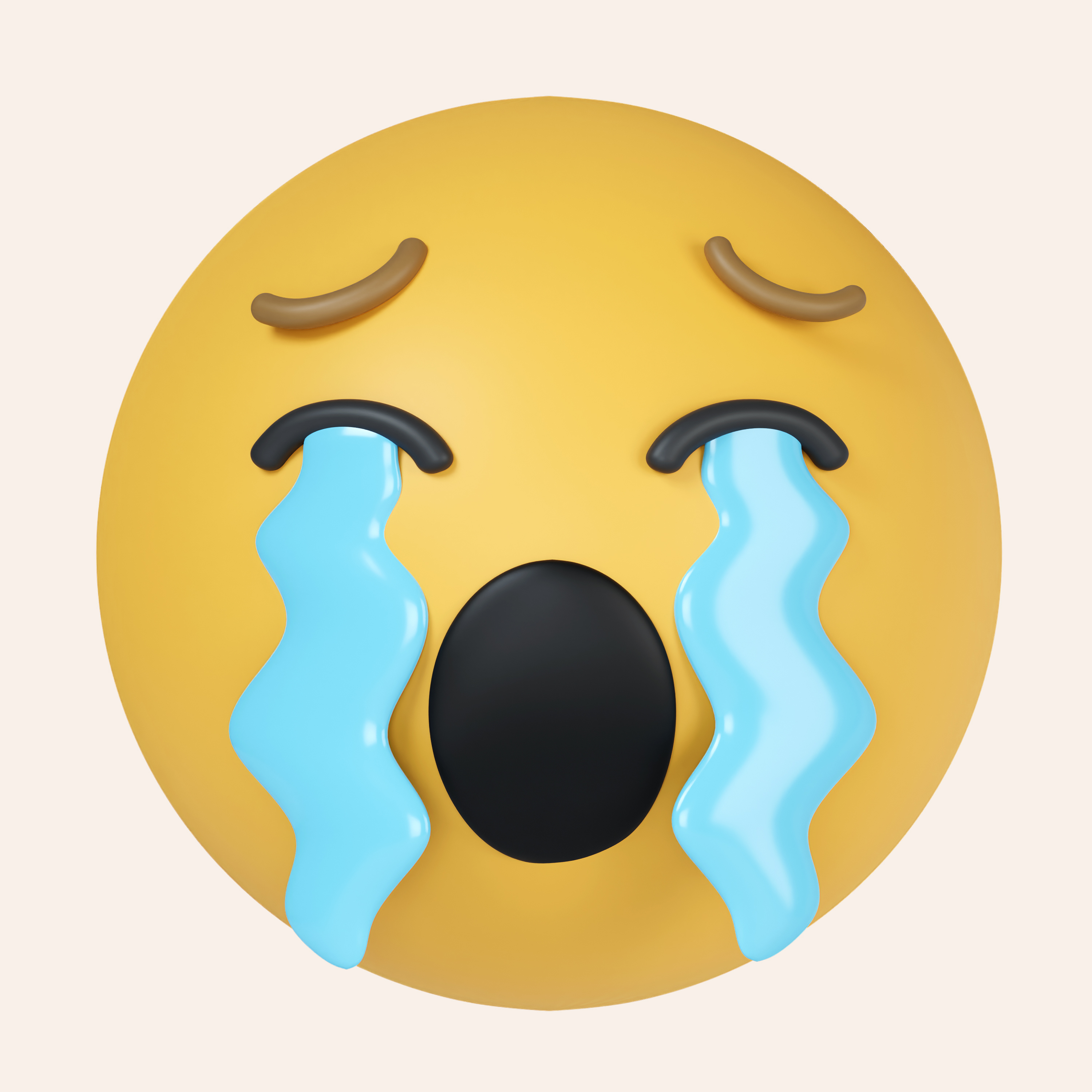 sírós fej emoji