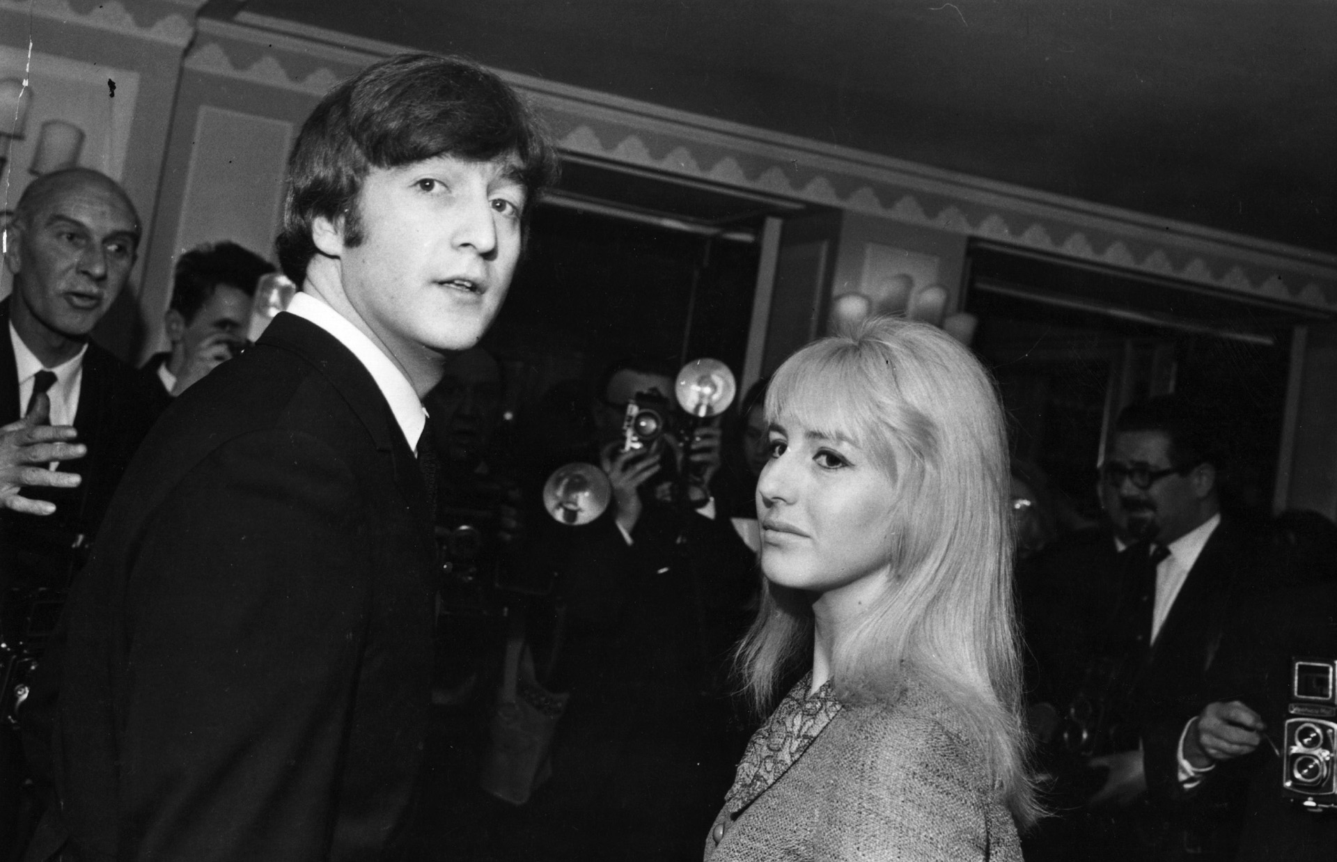 John Lennon és felesége Cynthia