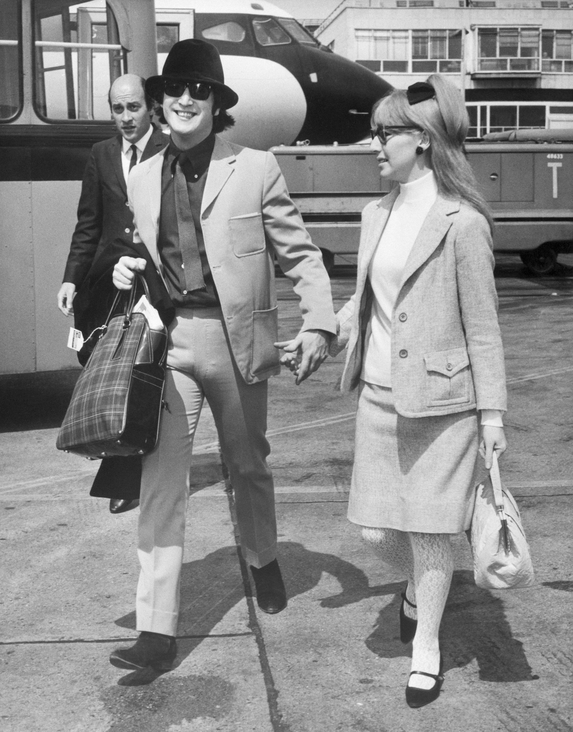 John Lennon és felesége Cynthia Powell