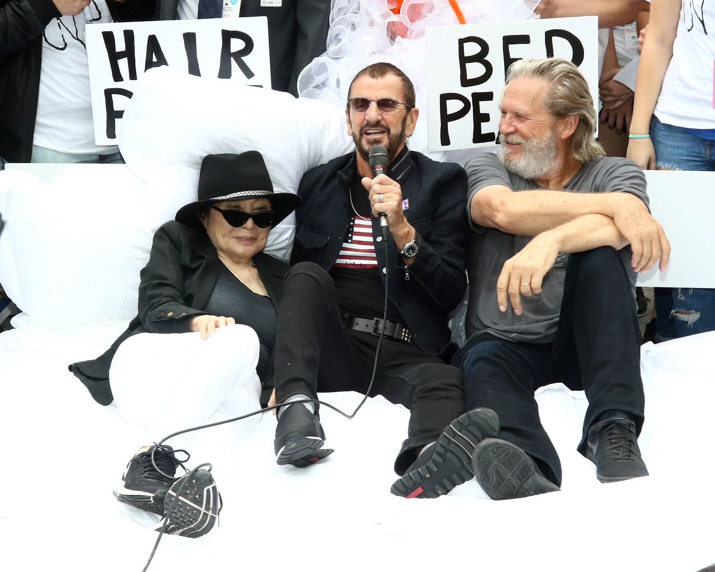 Yoko Ono, Ringo Starr és Jeff Bridges