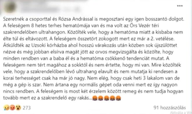 Rettenetes diagnózist kapott a magyar kismama - hajmeresztő volt az oka