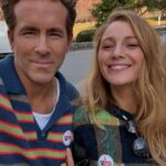 Blake Lively és Ryan Rynolds az amerikai elnökválasztáson