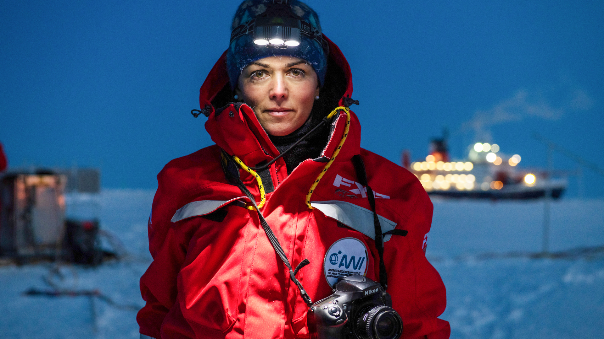 Horvath Esther fotográfus a sarkvidéken