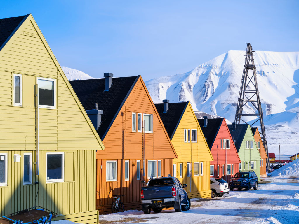 Longyearbyen városa. (Fotó: Martin Zwick/Getty Images)