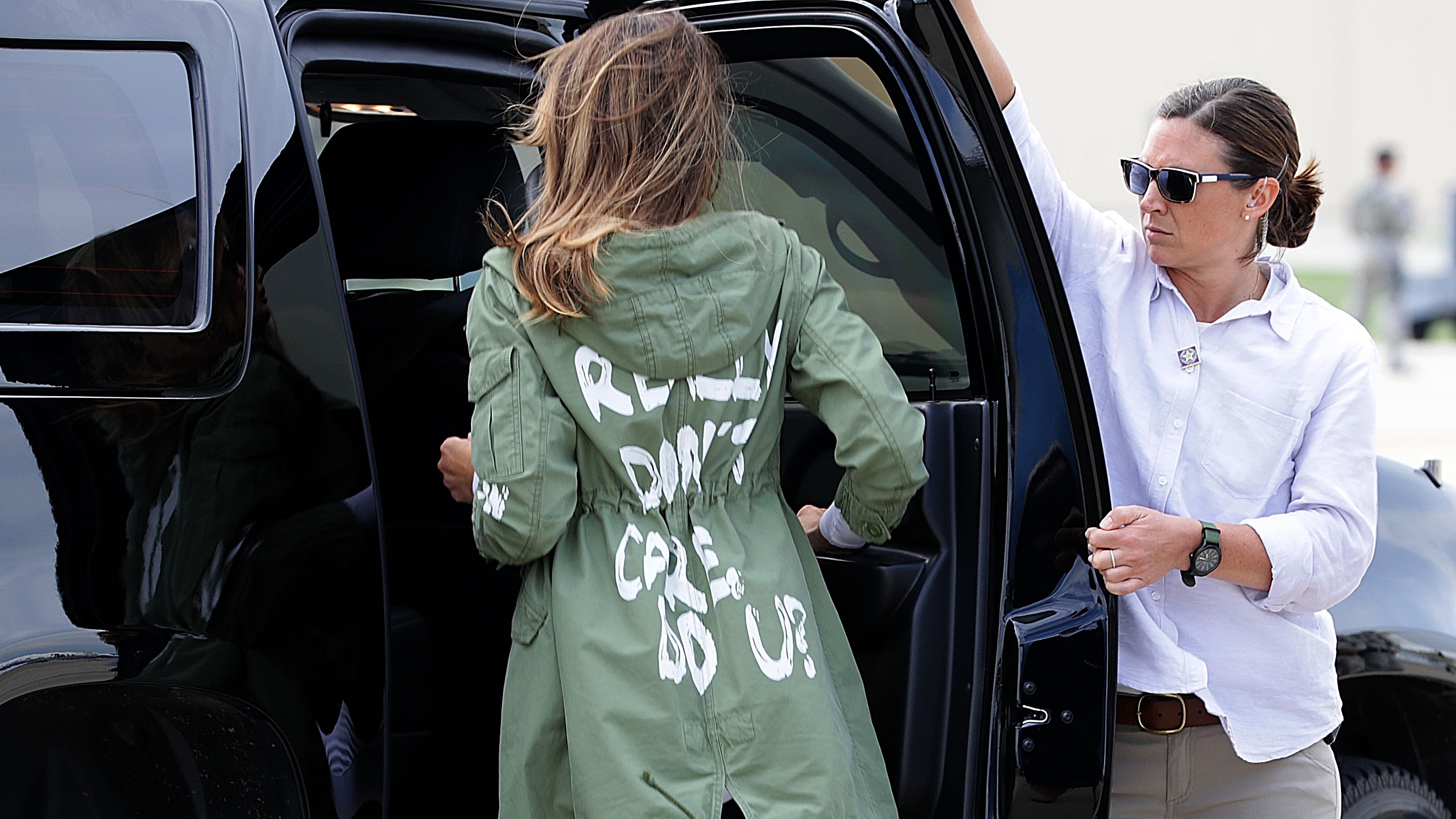 Melania Trump Zara dzsekije