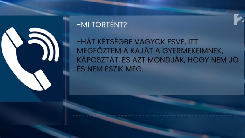 Nem ették meg a gyerekei a káposztát, a 112-t hívta egy anya