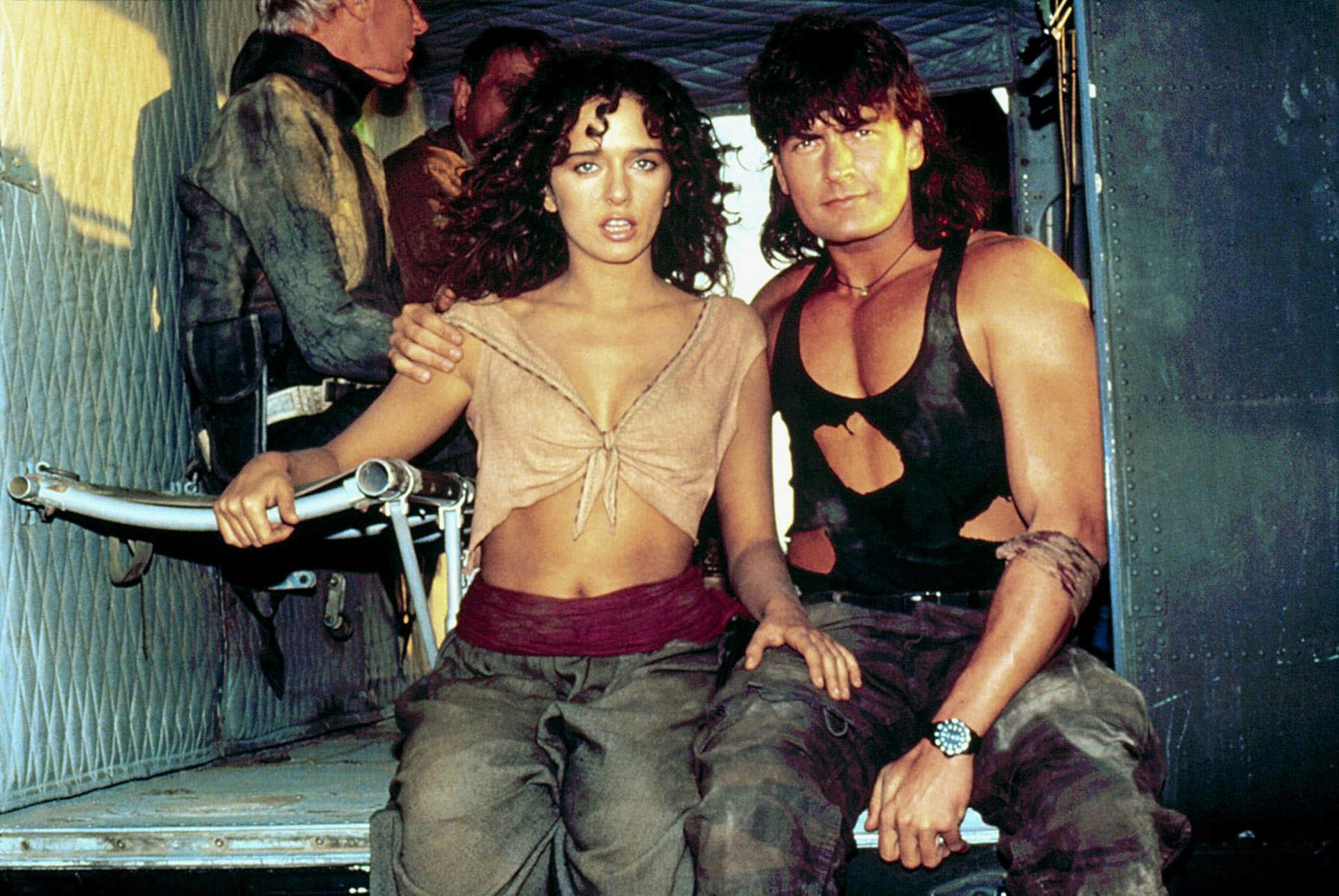 Valeria Golino és Charlie Sheen