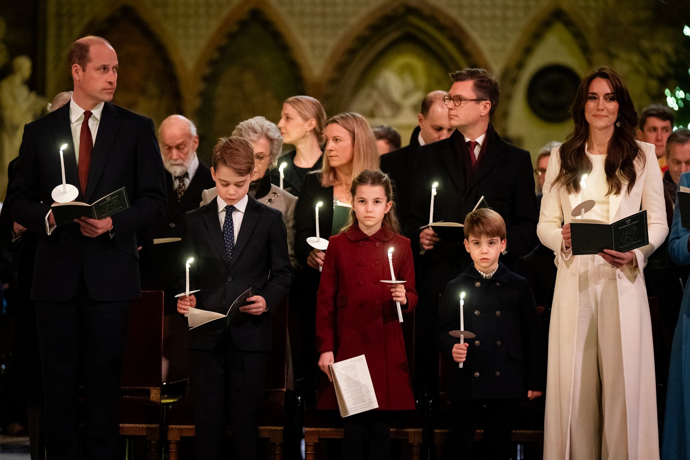 Vilmos herceg, Sarolta hercegnő, Lajos herceg, György herceg és Katalin hercegné