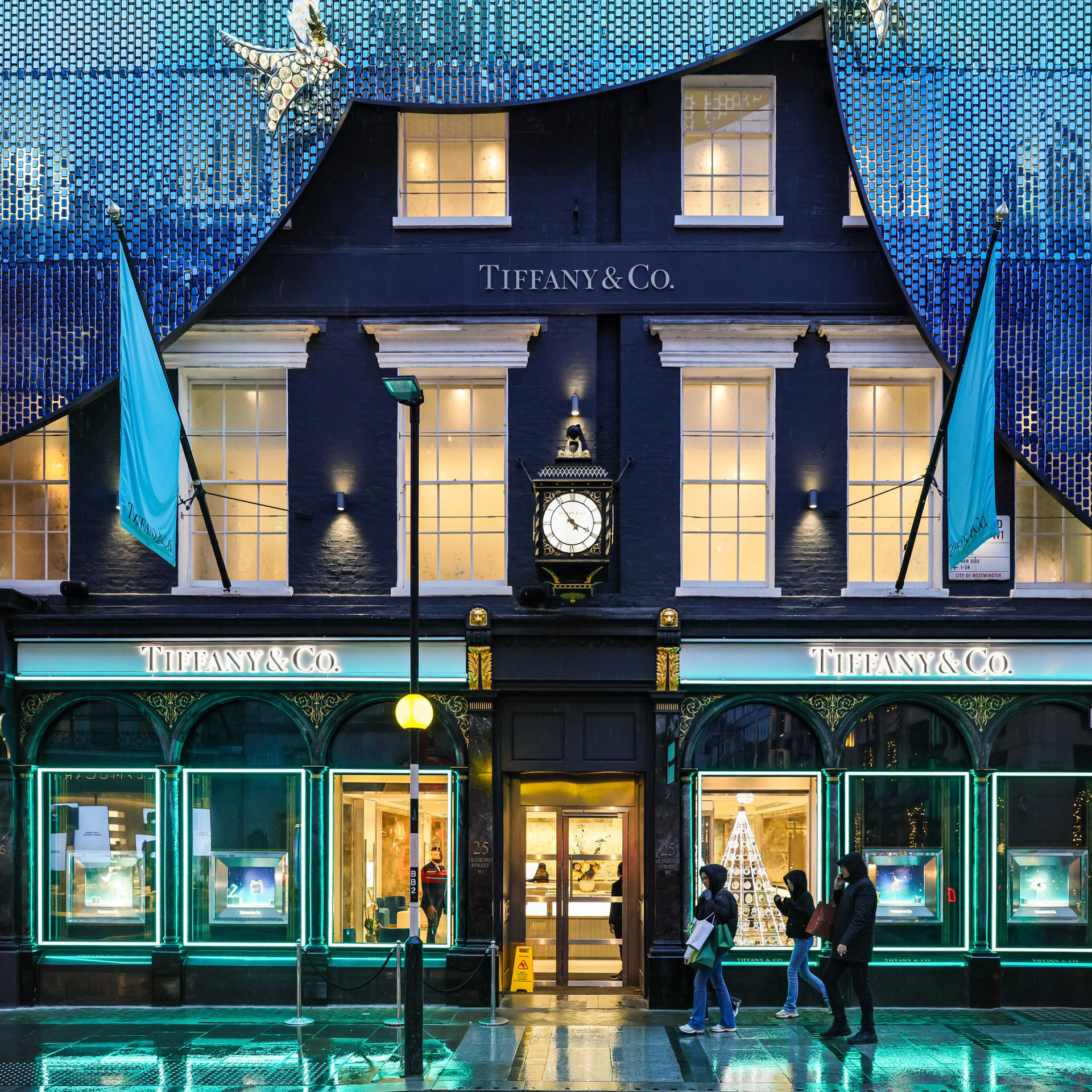 A Tiffany & Co. Old Bond Street-i üzlete