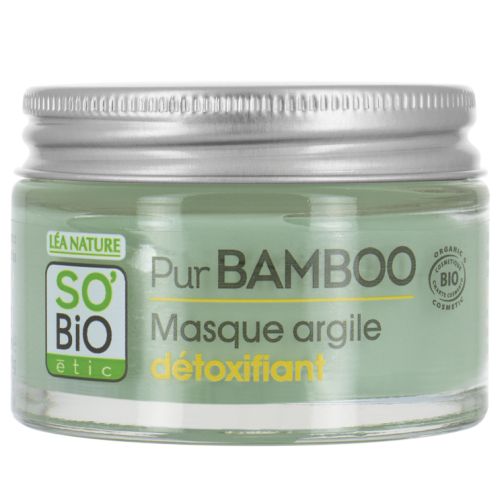 SO'BiO étic PUR BAMBOO Méregtelenítő agyagmaszk