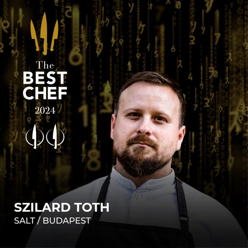 Szilard Tóth séf a 2024-es The Best Chef Awards jelöltjei között