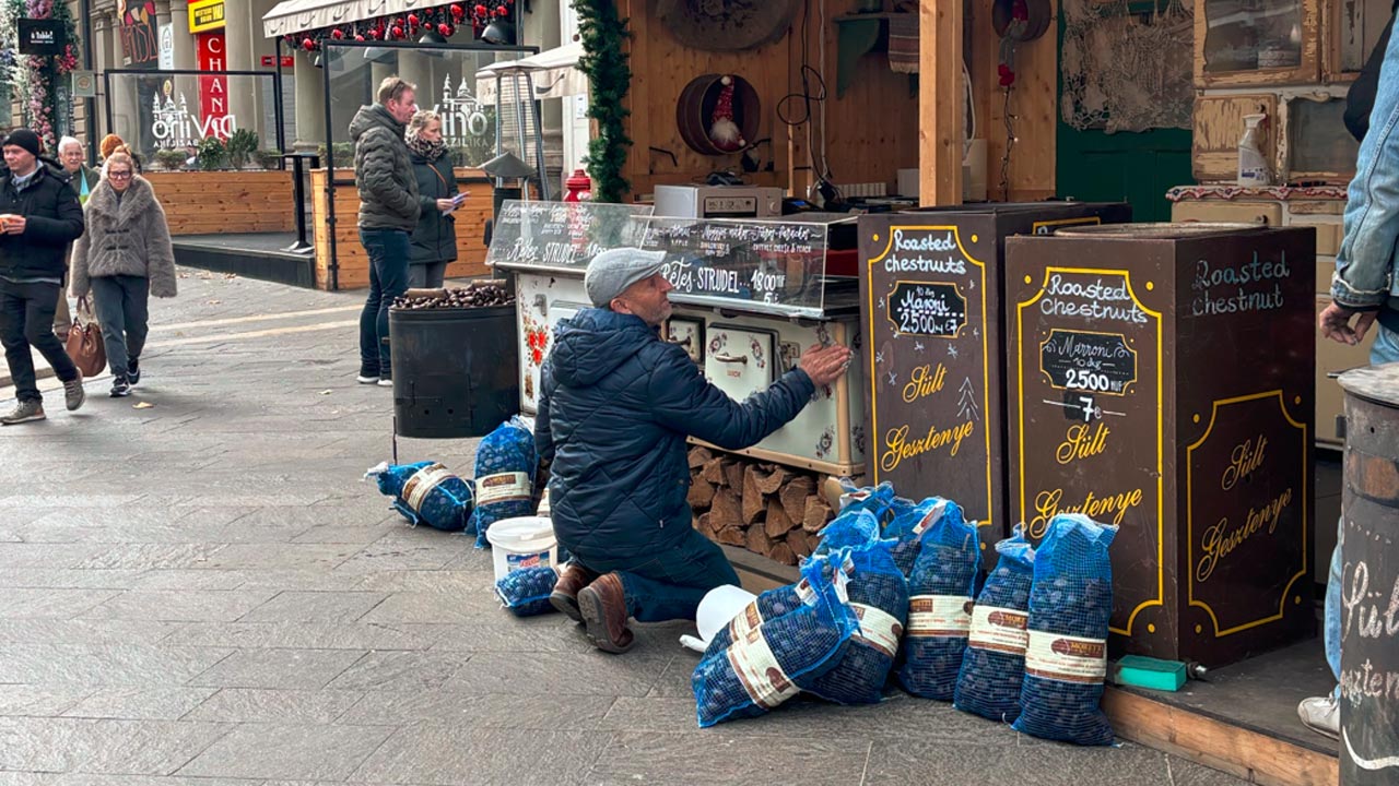 Adventi vásár a Bazilikánál