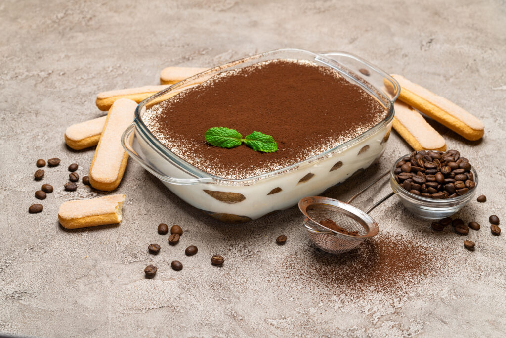 Tál tiramisu