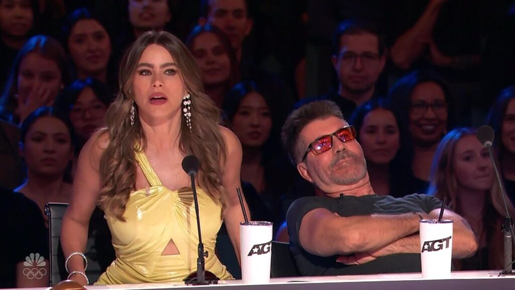 Sofia Vergara és Simon Cowell