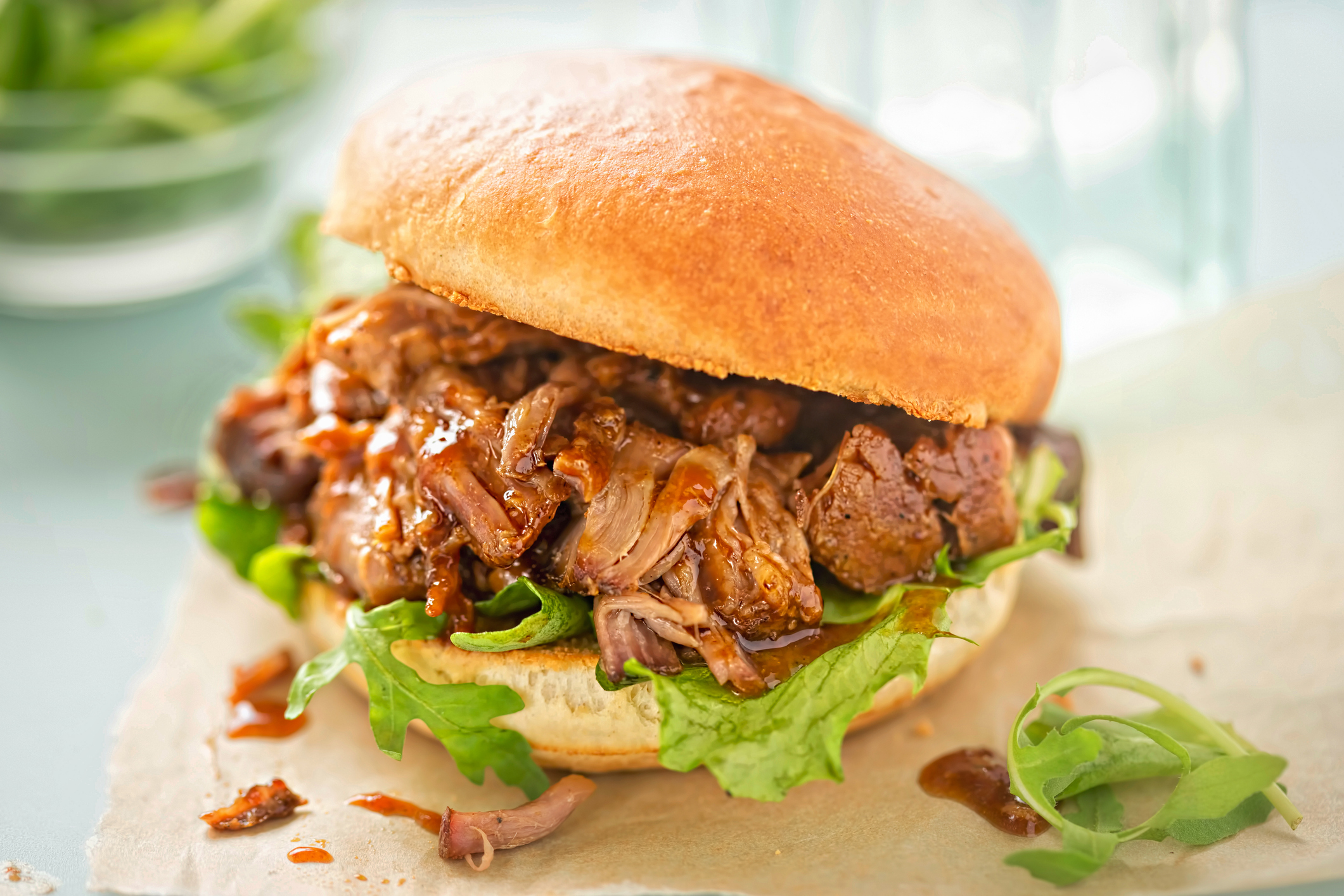 Pulled pork szendvics