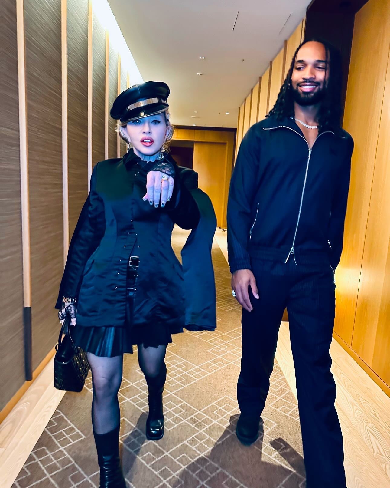 Madonna és Akeem Morris